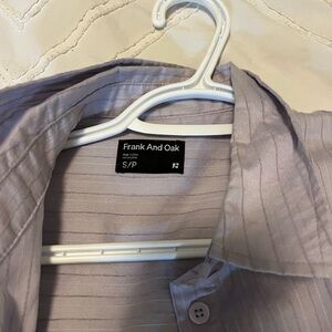 Frank And Oak Purple Shirt